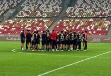 استعدادات الاهلي لمباراة السوبر
