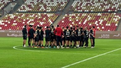 استعدادات الاهلي لمباراة السوبر