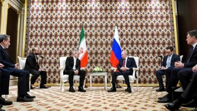 الرئيس الروسي ونظيره الايراني