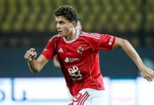 لاعب الأهلي حمزة عبد الكريم
