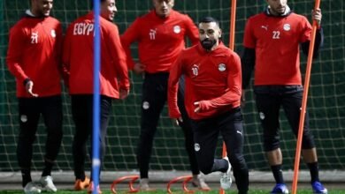 تدريبات منتخب مصر