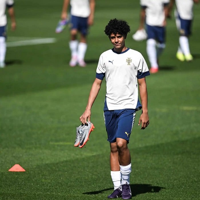 نجل رونالدو فى ريال مدريد