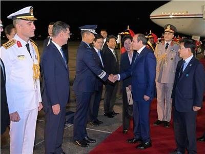 رئيس كوريا يرحب بزيارة الرئيس السيسي